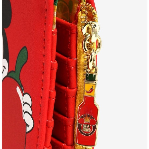 Loungefly Disney Mickey Mouse Hot Sauce Figural Wallet - Picture 4 of 5